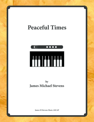 Book cover for Peaceful Times - Flute & Piano