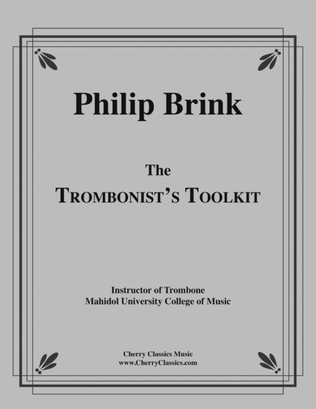 Book cover for The Trombonist's Toolkit Method