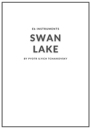 Book cover for Swan Lake alto sax sheet music