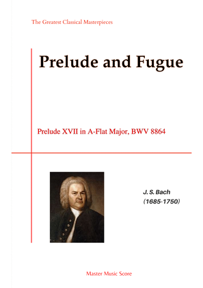 Book cover for Bach-Prelude XVII in A-Flat Major, BWV 8864