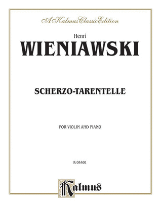 Book cover for Scherzo Tarantelle, Op. 16