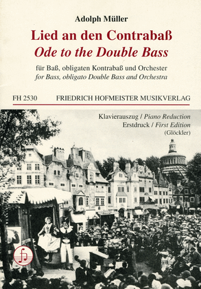 Book cover for Lied an den Contrabass fur Bass, Kontrabass und Orchester / KlA