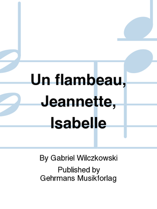 Book cover for Un flambeau, Jeannette, Isabelle