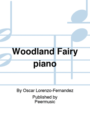 Woodland Fairy piano