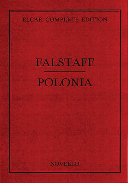 Elgar: Falstaff/Polonia Vol 33 Complete Edition Score (Paper)
