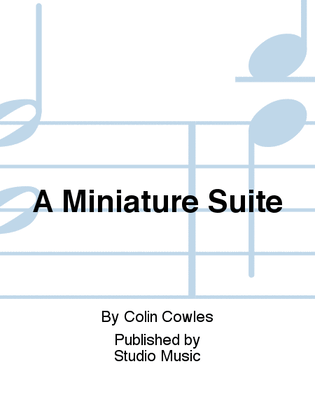 Book cover for A Miniature Suite