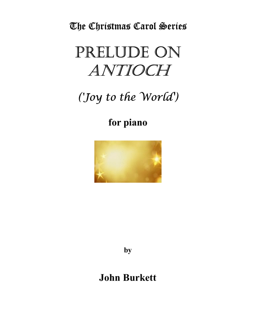 Prelude on Antioch ('Joy to the World') image number null