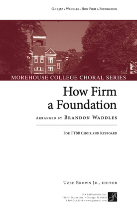 Book cover for How Firm a Foundation