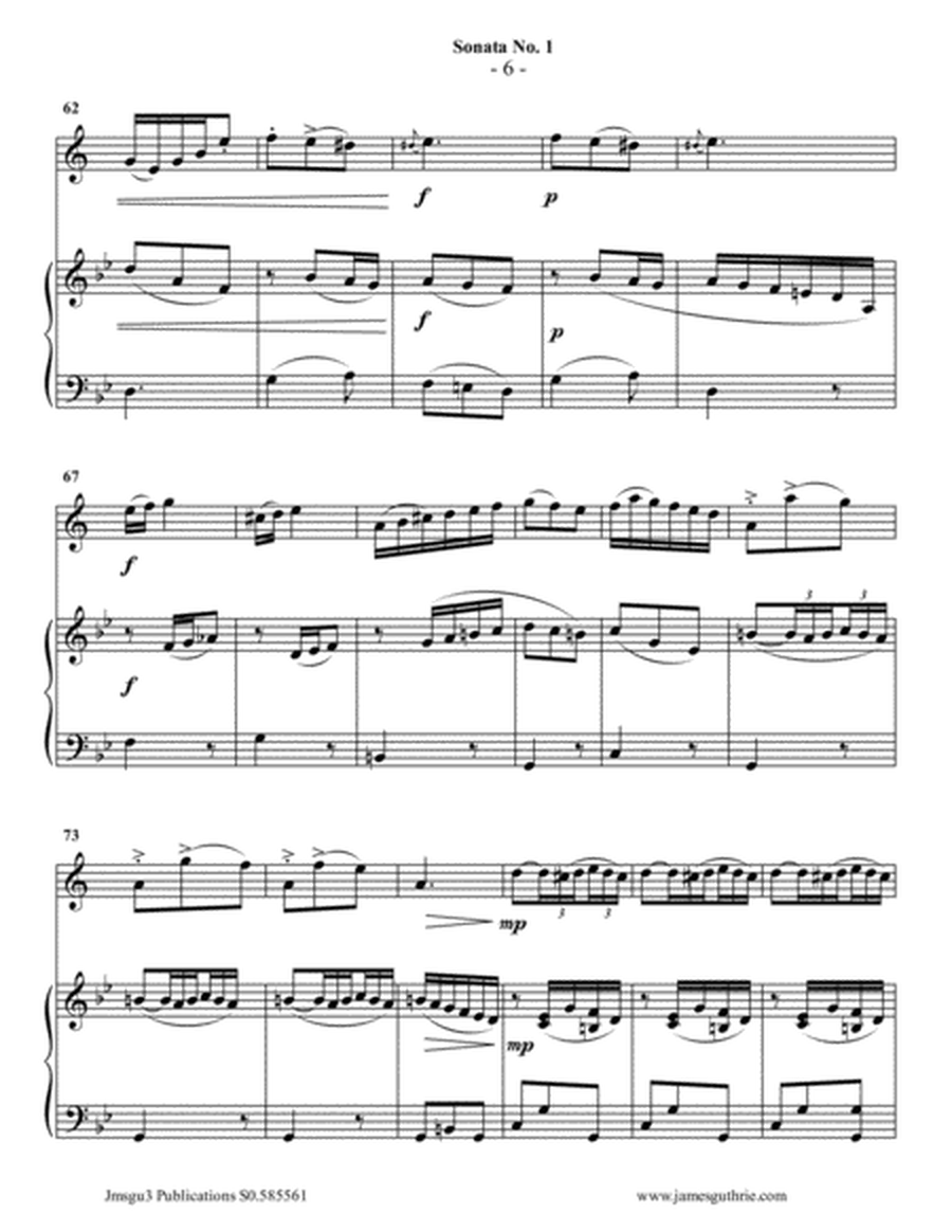 Vivaldi: Sonata No. 1 for Tenor Sax & Piano image number null