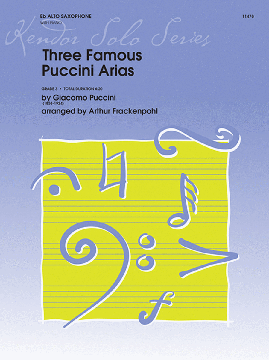 Three Famous Puccini Arias