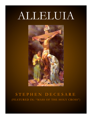 Book cover for Alleluia (from "Mass of the Holy Cross")