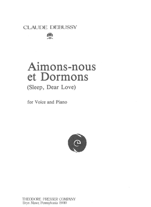 Book cover for Aimons-nous et Dormons