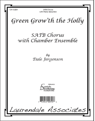 Book cover for Green Grow'th the Holly (Choral Score)