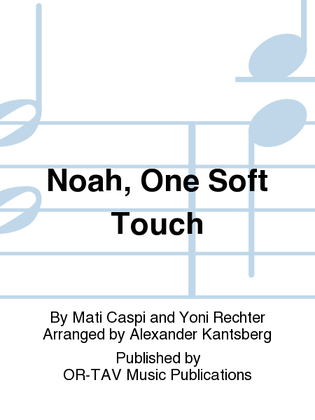 Book cover for Noah, One Soft Touch