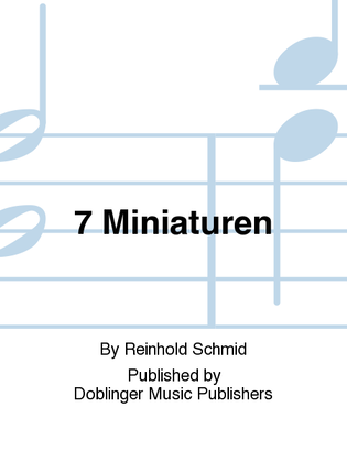 Book cover for 7 Miniaturen