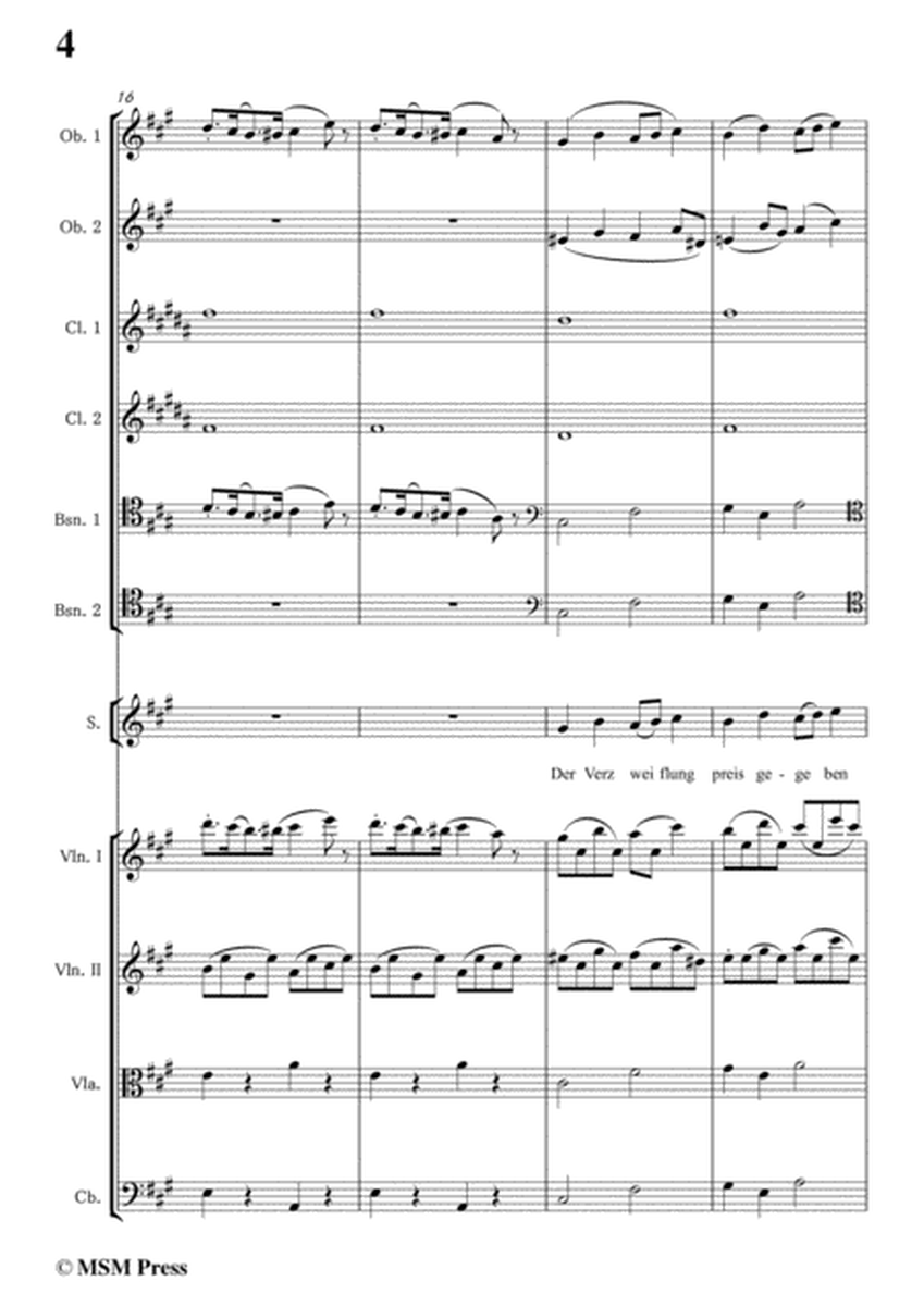 Schubert-Lied,in A Major,for For Woodwinds,Strings and Voice image number null