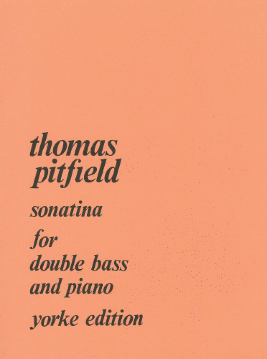 Sonatina For Double Bass And Piano