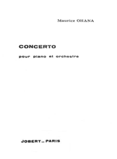 Concerto Pour Piano Et Orchestre