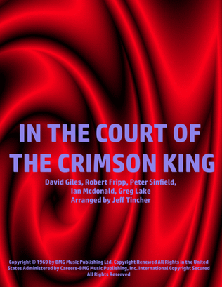 Book cover for In The Court Of The Crimson King