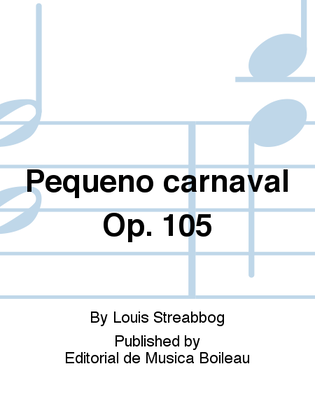 Book cover for Pequeno carnaval Op. 105