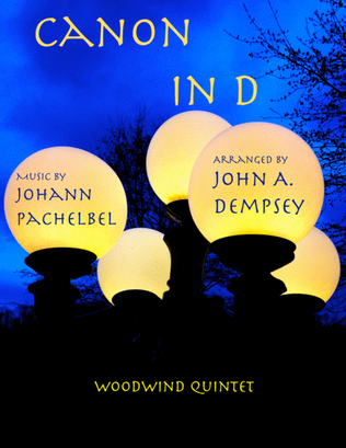 Book cover for Canon in D (Woodwind Quintet)