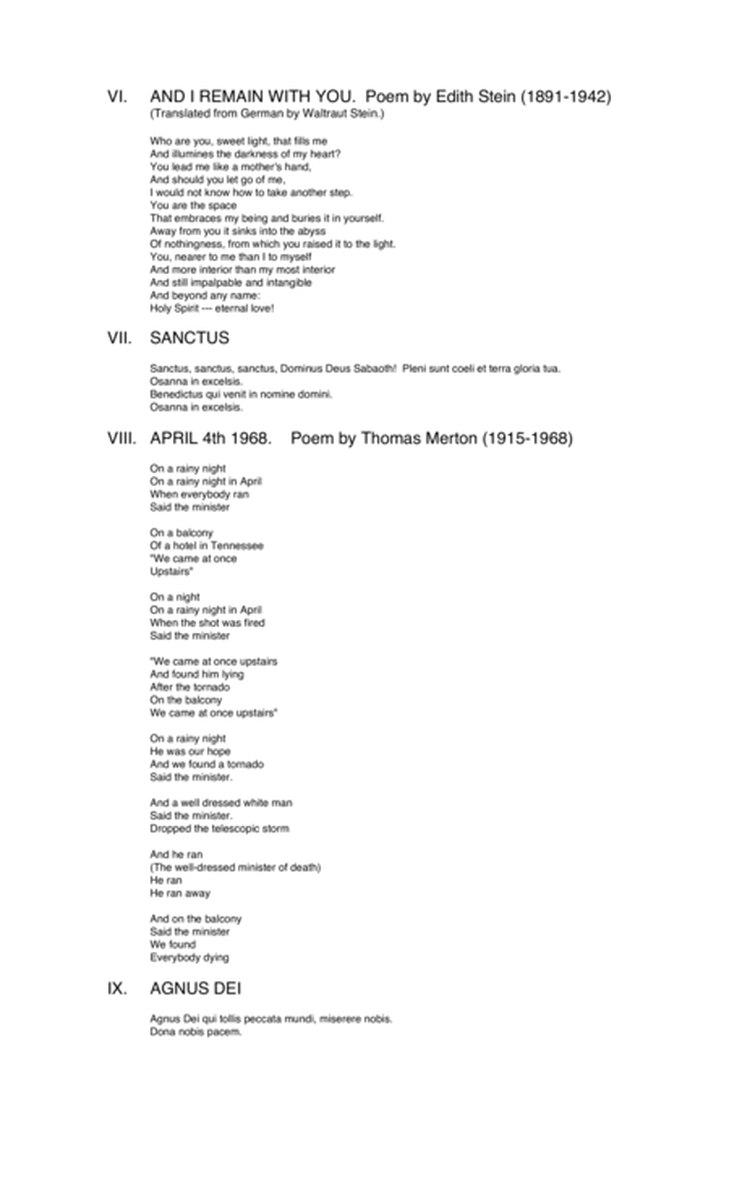 Mass for the Holy Year 2000, pt. 1 (2000) for SATB soloists, chorus and orchestra image number null