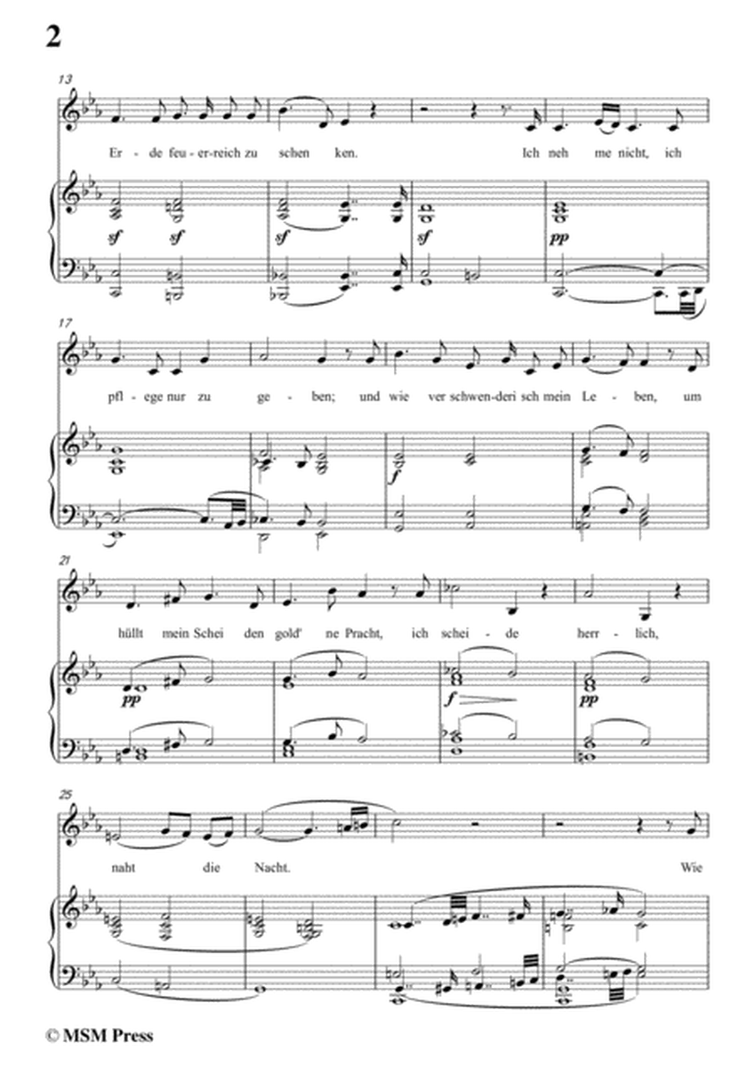 Schubert-Freiwilliges Versinken(Voluntary Oblivion),D.700,in c minor,for Voice&Piano image number null