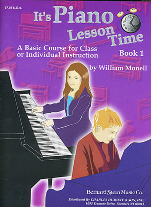 Book cover for It's Piano Lesson Time Book 1