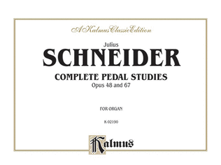 Book cover for Complete Pedal Studies, Op. 48 and 67