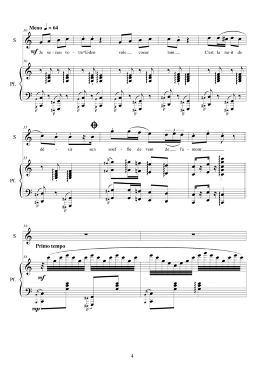 Quatre Chansons lyriques pour Soprano et piano image number null