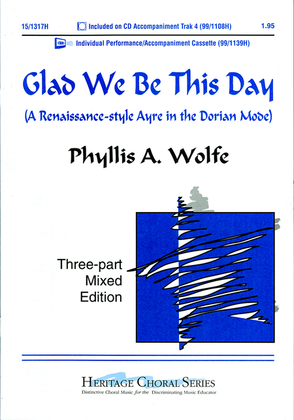 Book cover for Glad We Be This Day