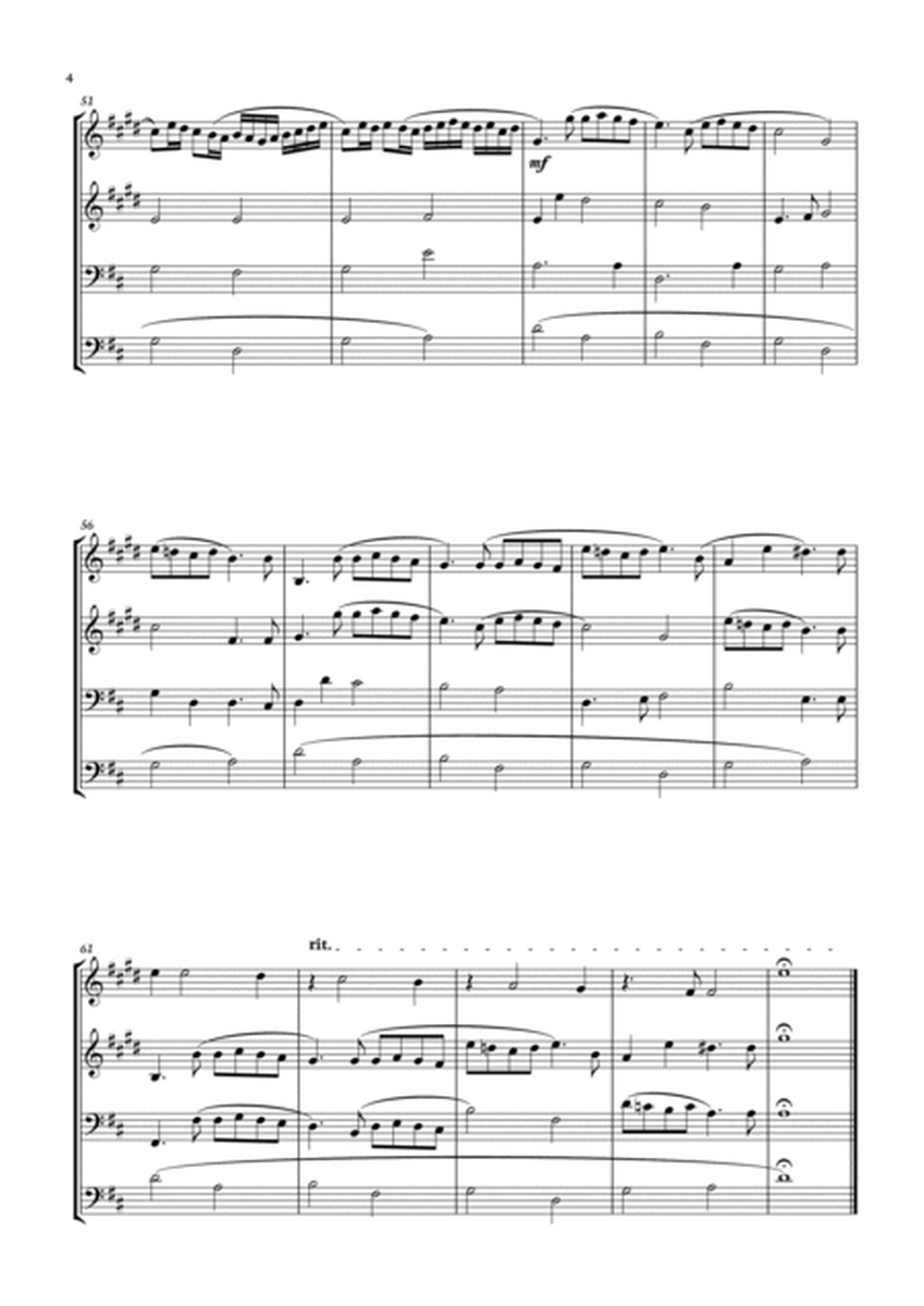 Canon in D - J. Pachelbel for Brass quartet with chords. image number null