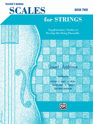 Book cover for Scales for Strings, Book 2