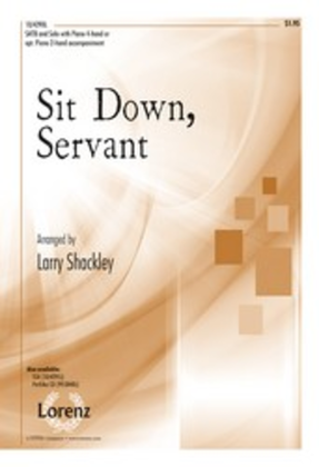 Book cover for Sit Down, Servant