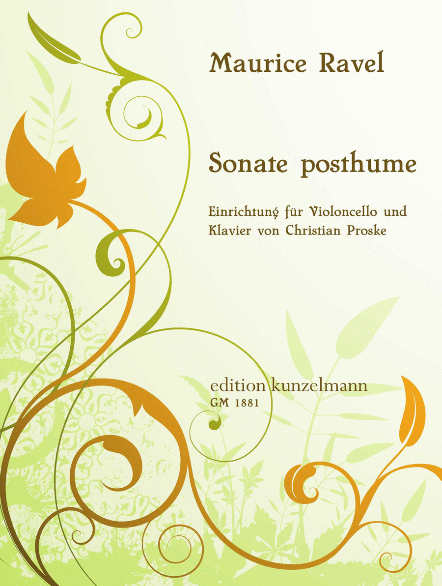 Sonate posthume for cello and piano