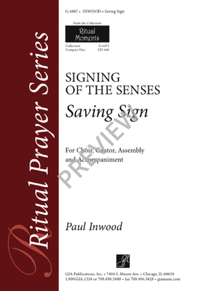 Book cover for Saving Sign
