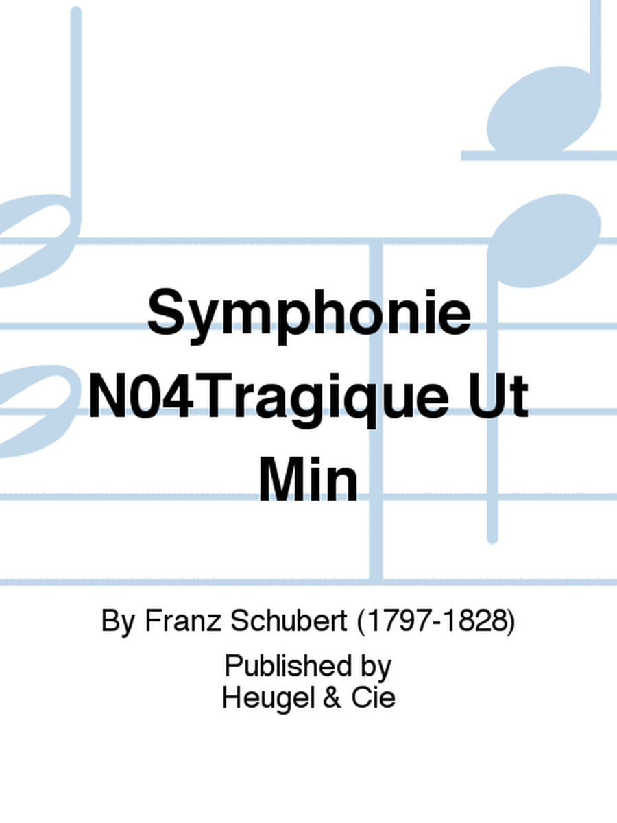 Symphonie N04Tragique Ut Min