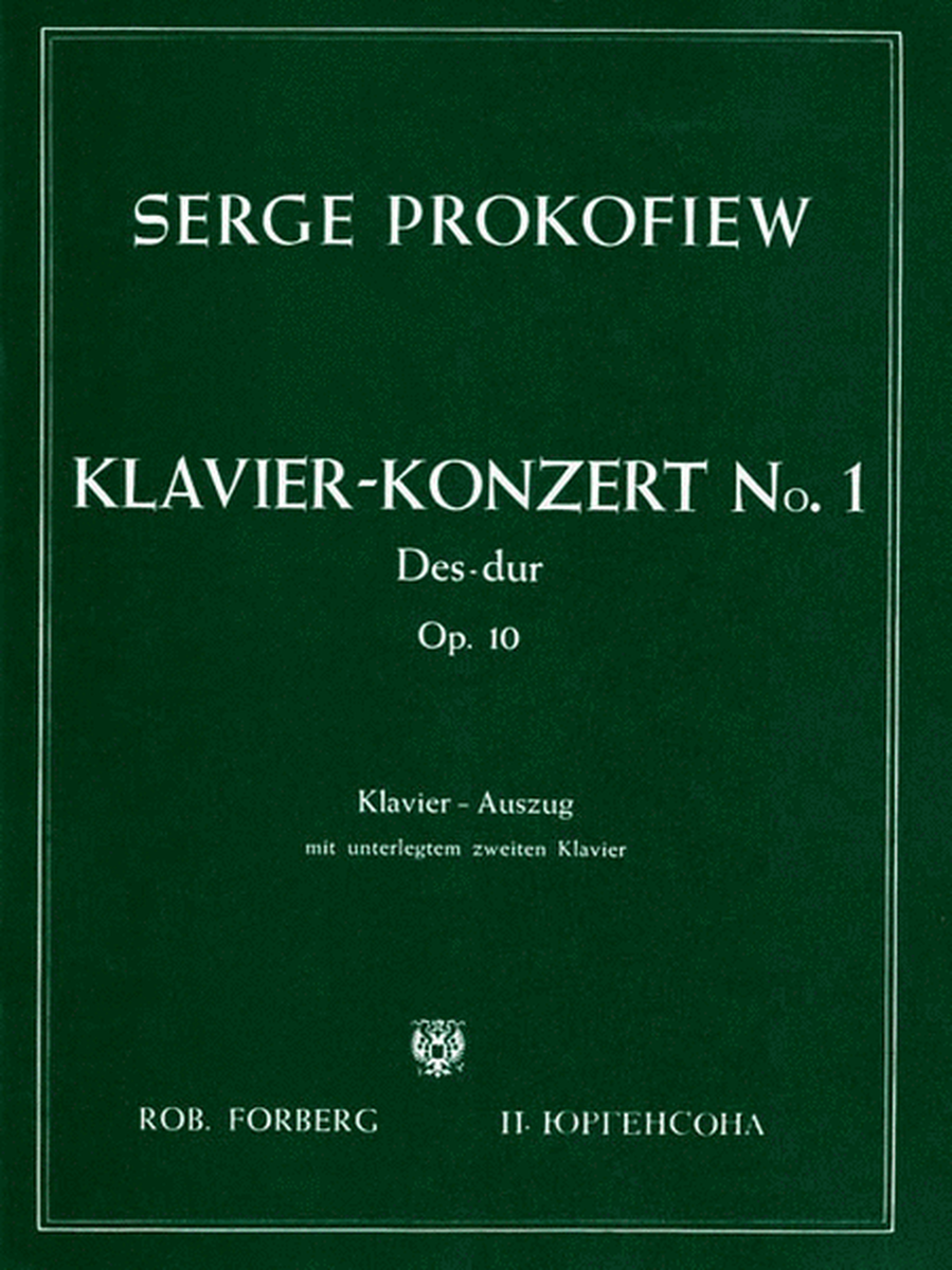 Konzert für Klavier und Orch. Nr.1 Des-Dur, op.10