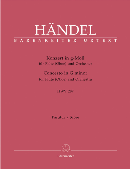 Concerto in G minor for Flute (Oboe) and Orchestra
