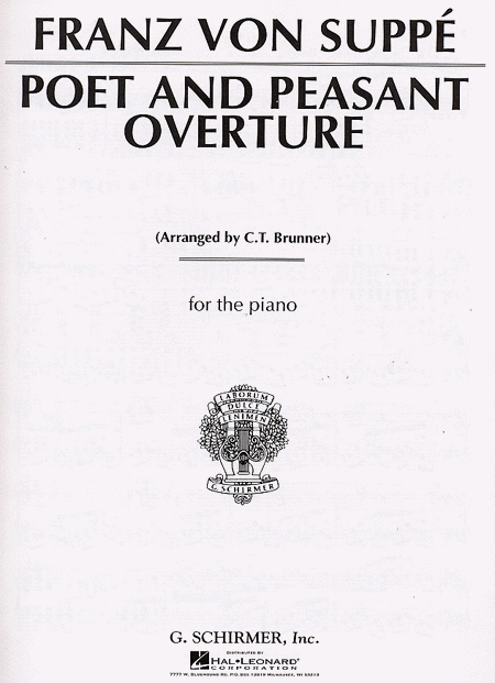 Franz von Suppe: Poet And Peasant Overture