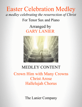 Book cover for EASTER CELEBRATION MEDLEY (for Tenor Sax and Piano with Tenor Sax Part)