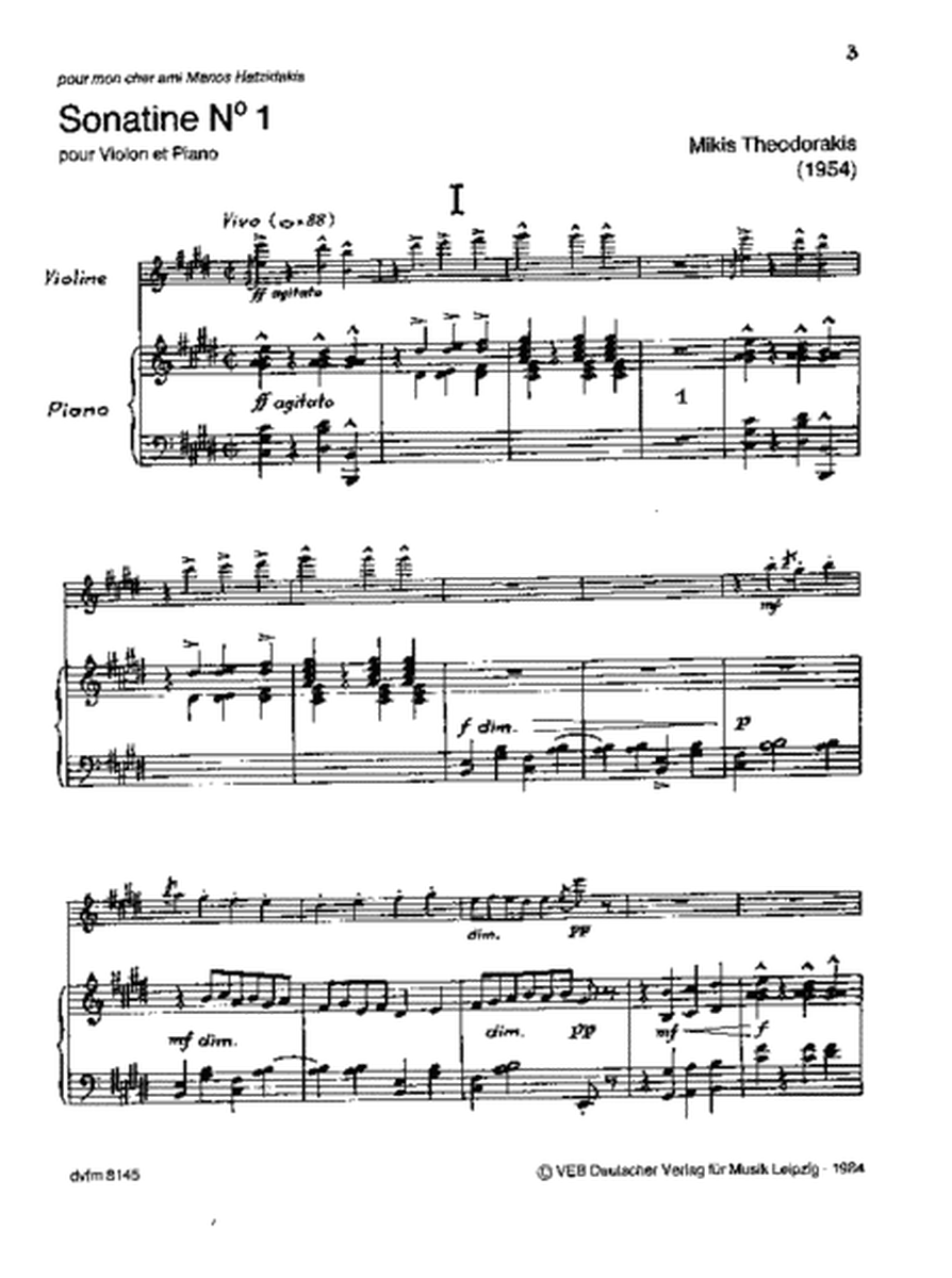 Sonatina Nos. 1 and 2