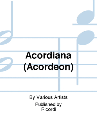 Book cover for Acordiana (Acordeon)