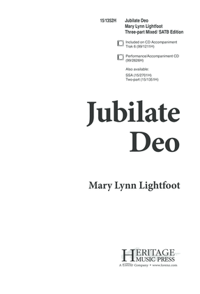 Book cover for Jubilate Deo