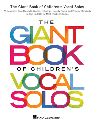 Book cover for The Giant Book of Children's Vocal Solos