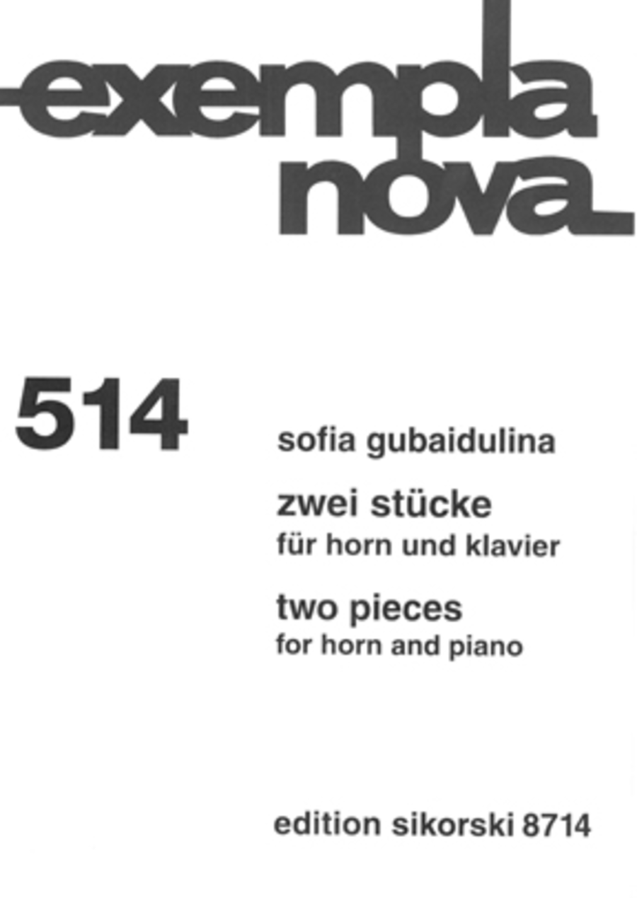 Sofia Gubaidulina - Two Pieces for Horn and Piano