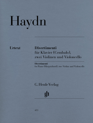 Divertimenti for Piano (Cembalo) with 2 Violins and Violoncello