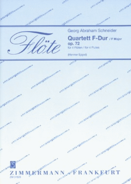 Quartet F major Op. 72