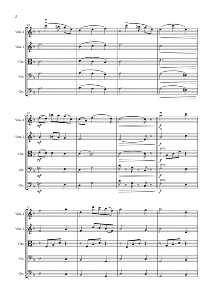 Intermezzo from Cavalleria Rusticana for String Quintet in F Major image number null
