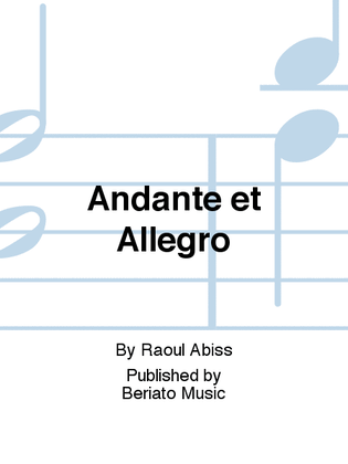 Book cover for Andante et Allegro